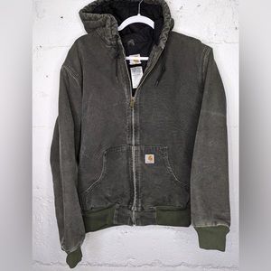 Vintage Faded Green Carhartt Jacket
